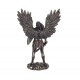 happyDko Statuette résine Antic Line : L'archange Saint Michel, Bouclier et Glaive, H 28 cm