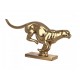 ORIGEN Animaux Design : Statuette Panthère en Chasse, Gold Design, L 46 cm