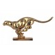 ORIGEN Animaux Design : Statuette Panthère en Chasse, Gold Design, L 46 cm