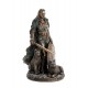 ORIGEN Statue Freya, Déesse de la Beauté, de l'amour et de la Guerre, Finition Antic Line, H 22 cm