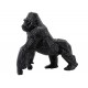 SGRIMALT Statuette Gorille XL Noir, Collection Black Rock, Polyrésine Semi-Brillante, L 43 cm