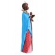 SIGNES GRIMALT Statuette Résine colorée : Africaine Massaï, Collection Ethnik, Hauteur 26 cm