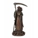 SIGNES GRIMALT Statue Résine : Santa Muerte et la Faux, Folklore Sud Américain, Antic Line, H 28 cm