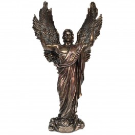 METATRON statue religion neuf ANGE couleur Bronze en polyrésine 37x21cm