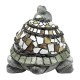 SIGNES GRIMALT Statue Tortue terrestre en Pierre de magnésie, Intérieur et extérieur, Terrasse et Jardin, Hauteur 21 cm
