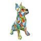 SIGNES GRIMALT Grande Statue Chien Dogue Pop cuture, Lunette de Soleil et Illustrations Graphiques, Hauteur 36 cm