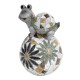 SIGNES GRIMALT Statue Tortue sur Boule en Pierre de magnésie, Intérieur et extérieur, Terrasse et Jardin, Hauteur 31 cm