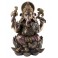 G&S Statuette Ethnique XXL : Ganesh & Lotus, H 54 cm