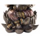 G&S Statuette Ethnique XXL : Ganesh & Lotus, H 54 cm
