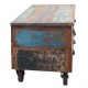 Signes Grimalt by SIGRIS Table basse avec 5 tiroirs Marron en bois Meuble auxiliaire Buffet industriel Buffet Rustico cm
