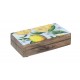 G&S Set de 3 boites gigignes en Bois MDF : Thème Citrons de Provence, Longueur 25 cm (Grande)