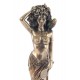 SIGNES GRIMALT Sculpte Résine : Oshun, Déesse de la Fertilité, l'amour et La Beauté, Hauteur 24 cm