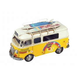 Combi Miniature : Mod Flower Power Jaune, L 25 cm