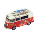 Combi Miniature : Mod Flower Power Rouge, L 25 cm