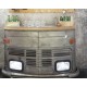 ORIGEN Meuble Comptoir de Bar, Face Avant Fourgonnette Grise, Style Industriel, L 166 cm