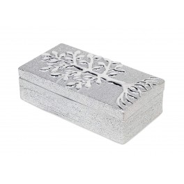 Boite rectangulairee en céramique, Modèle Silver Tree, L 20,5 cm