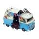 G&S Van Combi Miniature en Fer, Modèle Camion à Glaces et Accessoires, Bleu, Longueur 20 cm