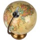 G&S Globe terrestre, Jaune. Collection Mundo, H 30 cm