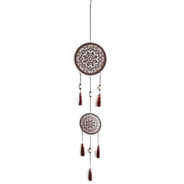 ORIGEN Suspension Mandala en métal, Déco Méditation, Zen Bohème, Hauteur 105 cm