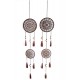 ORIGEN Suspension Mandala 2 en métal, Déco Méditation, Zen Bohème, Hauteur 105 cm