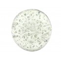 Décoration Presse Papier et Sphère Parfaite, Bulles d'Oxygène, Diam 9 cm