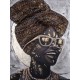 SGRIMALT Tableau Africaine : Tribute to African Woman 5, H 80 cm
