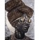 SGRIMALT Tableau Africaine : Tribute to African Woman 5, H 80 cm
