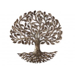 SGRIMALT Déco murale Métal : Arbre de vie Marron, Coll Renaissance. Diamère 60 cm