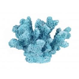 SGRIMALT Décoration Bord de Mer, Corail Branche, Bleu, L 13 cm