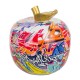 ORIGEN Fruit Résine Design : Grande Pomme, Collection Graffiti, H 16 cm