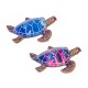 ORIGEN Set 2 Tortues Marines en Résine, Modèles Blue Marina, L 12 cm