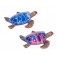 ORIGEN Set 2 Tortues Marines en Résine, Modèles Blue Marina, L 12 cm