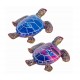 ORIGEN Set 2 Tortues Marines en Résine, Modèles Blue Marina, L 12 cm