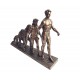 Déco Design Résine XL, Hominem évolution, Finition Antic Line, L 56 cm