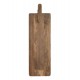 Planche à découper en Bois exotique veiné, Taille rectangulaire XXL et pieds, Longueur 100 cm