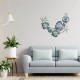 SIGNES GRIMALT Déco murale Métal : Poissons tropicaux, Etoiles de mer et oursins stylisés, Bleu et Vert, L 90 cm