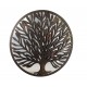 SIGNES GRIMALT Décoration Murale Zen : Arbre de vie en métal et Miroir, Diamètre 50 cm
