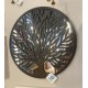 SIGNES GRIMALT Décoration Murale Zen : Arbre de vie en métal et Miroir, Diamètre 50 cm