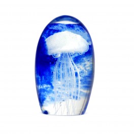 Presse Papier Verre Meduse 13 cm
