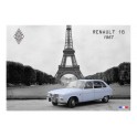 Les Collections Rétro Plaque métal Renault 16" (40x30cm) modèle en Relief