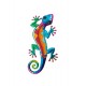 happyDko Déco murale métal : Gecko, Collection Versicolor, Modèle 2, H 30 cm