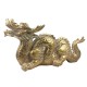Figurine décorative Dragon Chinois, Inspiration asiatique Doré, L 75 cm