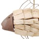 G&S Déco Métal & Bois flotté : Poisson, L 40 cm