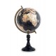 G&S Globe terrestre, Modèle La Pérouse, Version Noire, H 39 cm