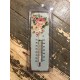 Thermomètre florale : Le temps des Roses, Mod 1, Hauteur 25 cm