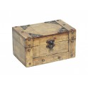 Boîte vintage en bois, Modèle Ethnik, L 18 cm