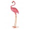 G&S Décoration Jardin Métal : Le Flamant Rose XL, H 125 cm