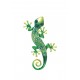 happyDko Le Gecko Vert & Jaune, Collection Kolor H 21 cm