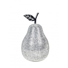 happyDko Fruit déco : Petite Poire Design Perles de Strass, H 18 cm