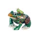 G&S Boite Pilulier, Modèle Grenouille Verte, Résine & Nacre, H 5,5 cm